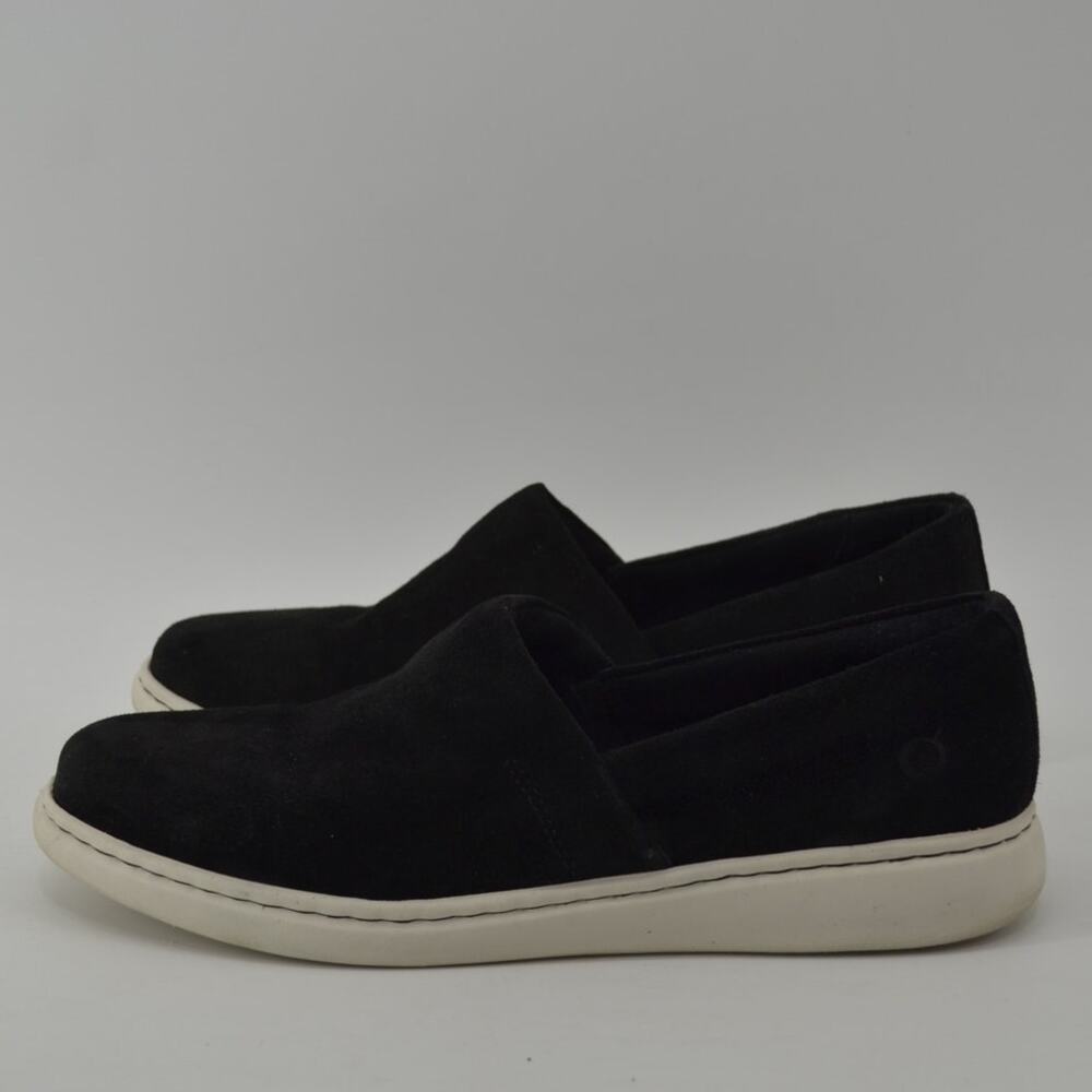 Born Womens Size 11 Sneakers Black Suede Casual Comfort - Picture 11 of 12